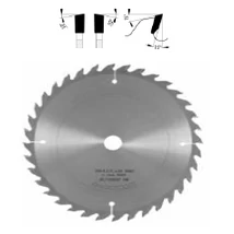 Hosszvágó körfűrészlap D:160x2,5x1,6x20 Z=16