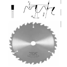 Hosszvágó körfűrészlap D:300x3,6x2,5x30 Z=18